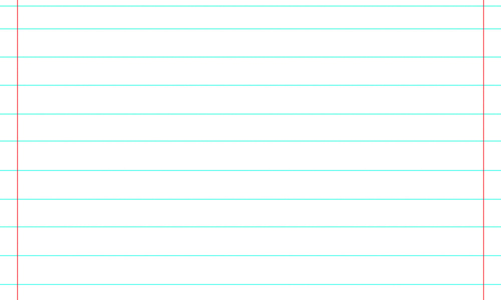 Notebook Lined Paper Background